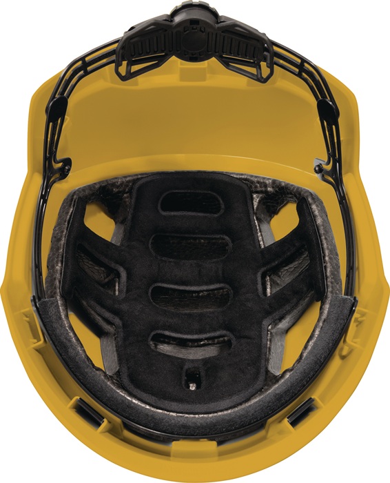 8000060784 - Detailbild2_Kletterhelm INCEPTOR GRX-MTN gelb Polycarbonat/Acrylnitril-Butadien-Styrol