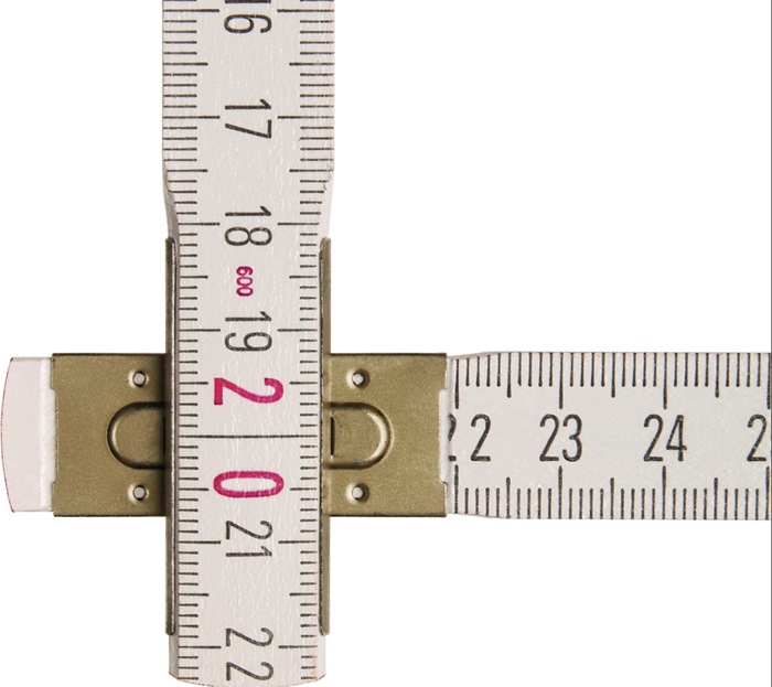 8000067286 - Detailbild_Gliedermaßstab 1607 L.2m B.1,70cm mm/cm EG III Buchenholz weiß STABILA
