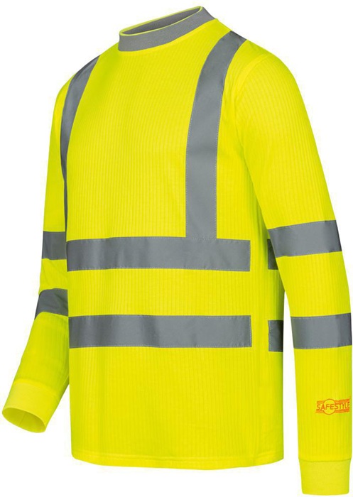 8000142246 - Detailbild_Warnschutz-Langarm-T-Shirt OLEAS Gr.XXXL gelb SAFESTYLE