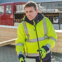 8000142490 - Detailbild_Warnschutz-Softshelljacke LIAM Gr.M fluoresz.gelb/marine ELYSEE
