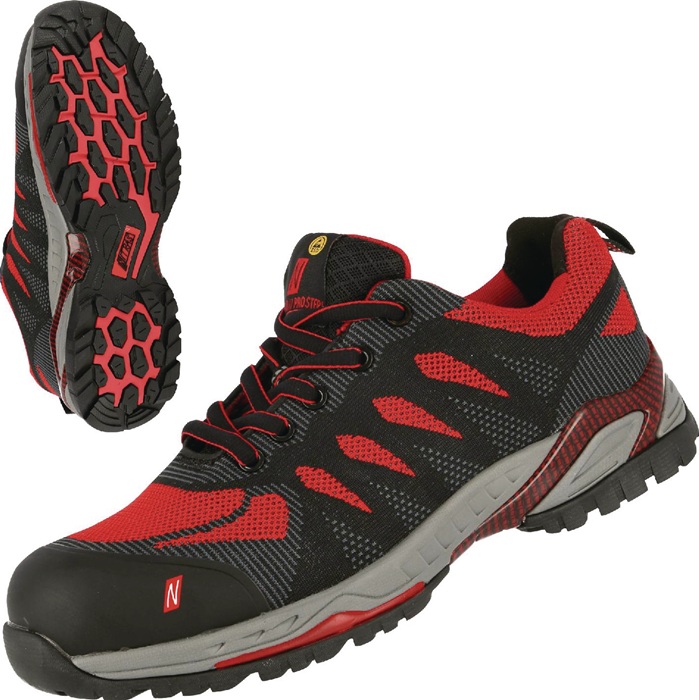 8000235646 - Detailbild_Sicherheitsschuh PRO STEP Gr.43 W.11 schwarz/rot S1P SRC
