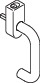 8000260267 - Detailbild_Fenstergriff 111XAFGA VA 30mm ma DIN li.abschl.HEWI