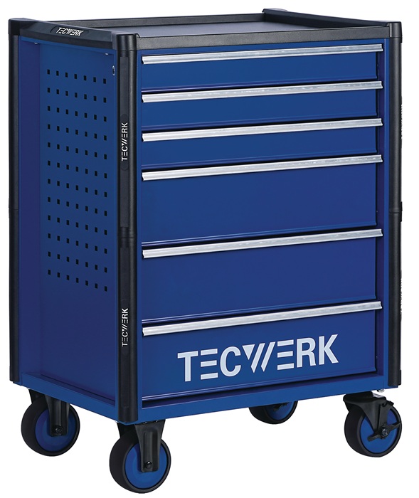 2000871501 - Detailbild_Werkzeugwagen TREND 2.0 B745xT475xH950mm 300kg 6 Schubl.152-tlg.Stahlbl.TECWERK