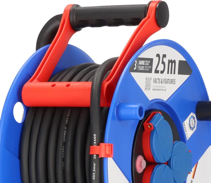 8000337574 - Detailbild4_Kabeltrommel Garant 25m Gummi-Neopren 2,5mm² 290mm 3
