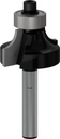 8000339423 - Detailbild2_Abrundfräser Standard for Wood Radius 6,3mm Arbeits-L.13,1mm Schaft 6mm D.25,4mm