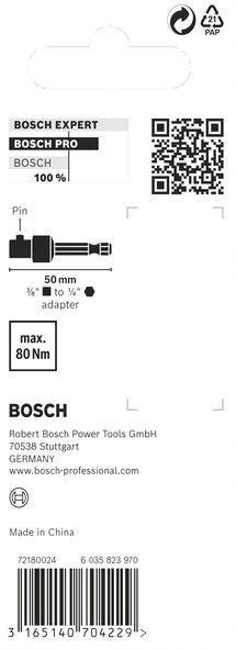 8000339469 - Detailbild2_Adapter PRO Socket Abtrieb-4KT 3/8Zoll Antrieb-6KT 1/4Zoll L.50mm
