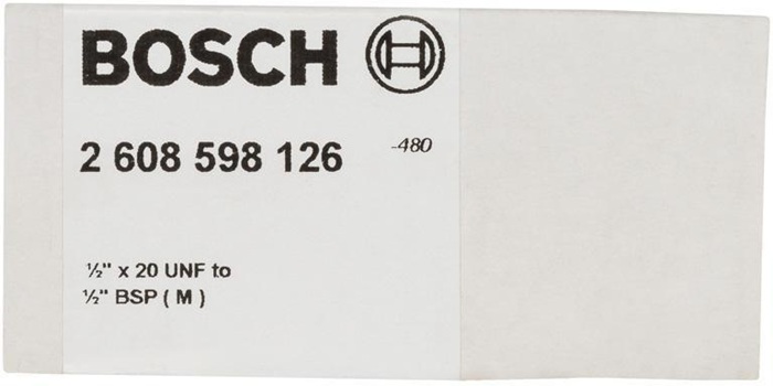 8000339479 - Detailbild_Adapter Kronenseite 1/2Zoll BSP Maschinenseite 1/2Zoll 20UNF f.Diamantbohrkronen