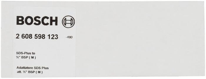 8000339488 - Detailbild_Adapter Kronenseite G 1/2Zoll Maschinenseite SDS-plus f.Diamantbohrkronen BOSCH