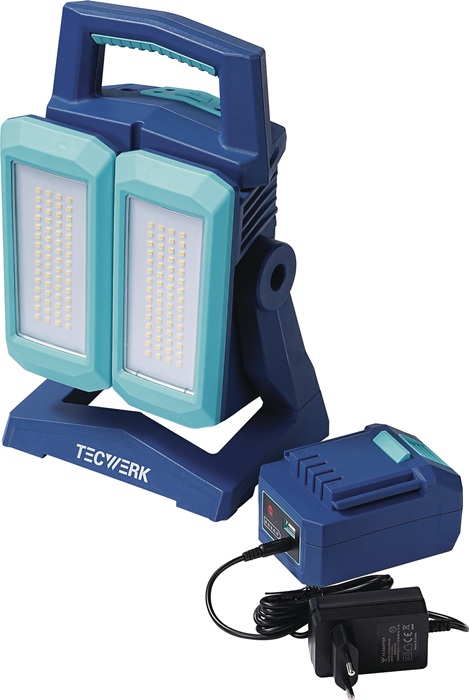2000873354 - Detailbild4_LED-Strahler 50 W 800-4500 lm Li-Ion 5200 mAh 14,8V IP54 TECWERK