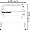 8000339842 - Detailbild2_Arbeitstisch GTA 6000 HxL 602x750mm G.12,5kg BOSCH