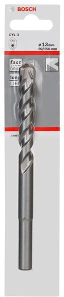 8000339934 - Detailbild_Betonbohrer Silver Percussion CYL-3 D.13mm Arbeits-L.90mm L.150mm Schaft-D.10mm