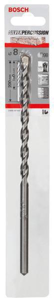 8000339979 - Detailbild_Betonbohrer Silver Percussion CYL-3 D.8mm Arbeits-L.150mm L.200mm Schaft-D.7,5mm