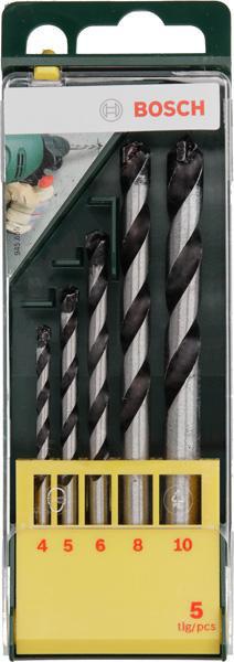 8000339992 - Detailbild_Betonbohrer-Set HM 5tlg. D.4-10mm Kunststoffkassette