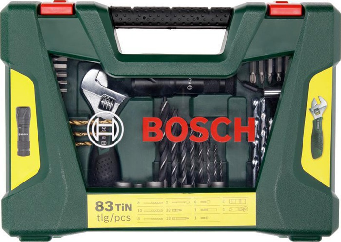 8000340034 - Detailbild_Bohrerset V-Line TiN 83tlg. m.LED-Taschenlampe BOSCH