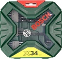 8000340038 - Detailbild_Bohrer-Set X-Line Classic 34tlg. LxBxH 172x46x164mm i.Koffer