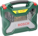 8000340072 - Detailbild_Bohrerbit-Set X-Line Titanium 70tlg. LxBxH 236x259x64mm G.1,5kg BOSCH