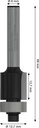 8000340206 - Detailbild4_Bündigfräser Standard for Wood Schaft 6mm Arbeits-L.12,7mm D.12,7mm L.56mm BOSCH