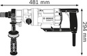 8000340245 - Detailbild_Diamantbohrmaschine GDB 180WE Aufnahme-L.2000W Bohrbereich 180mm BOSCH