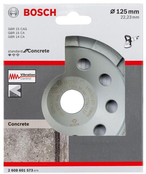 8000340329 - Detailbild2_Diamanttopfscheibe Standard for Concrete D.125mm Bohr-D.22,23mm Segment-H.5mm