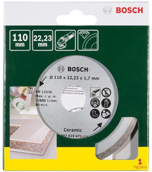 8000340344 - Detailbild_Diamanttrennscheibe D.110mm Bohrungs-D.22,23mm f.Fliesen Schnitt-B.1,7mm BOSCH
