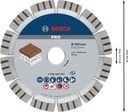 8000340356 - Detailbild_Diamanttrennscheibe PRO Abrasive D.150mm Bohrungs-D.22,23mm BOSCH