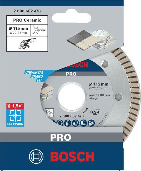 8000340393 - Detailbild5_Diamanttrennscheibe PRO Ceramic D.115mm Bohrungs-D.22,23mm