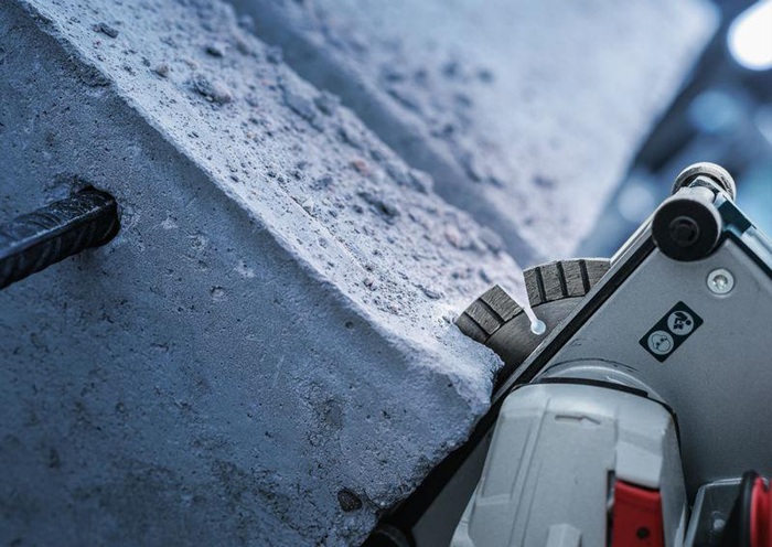 8000340398 - Detailbild_Diamanttrennscheibe PRO Concrete D.125mm Bohrungs-D.22,23mm Schnitt-B.2,2mm
