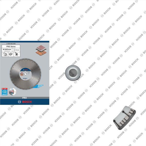 8000340442 - Detailbild5_Diamanttrennscheibe PRO Stone D.450mm Bohrungs-D.25,4mm Schnitt-B.3,8mm