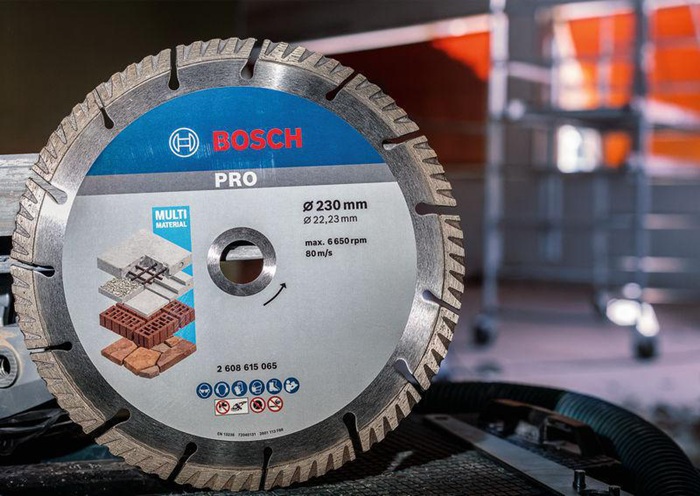 8000340632 - Detailbild2_Diamanttrennscheibe PRO Multi Material D.230mm Schnitt-B.2,6mm 10St.