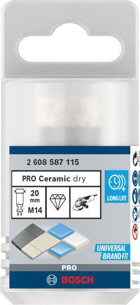 8000340672 - Detailbild5_Diamanttrockenbohrer PRO Ceramic Dry Arbeits-L.35mm D.20mm BOSCH