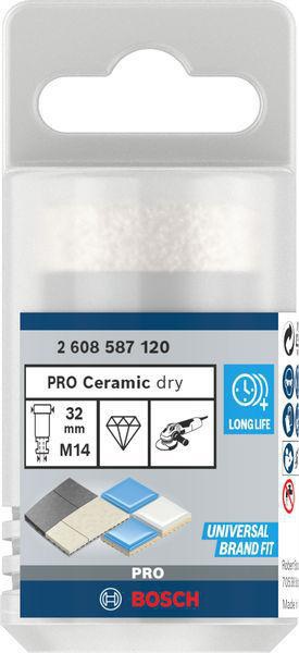 8000340677 - Detailbild5_Diamanttrockenbohrer PRO Ceramic Dry Arbeits-L.35mm D.32mm BOSCH