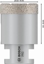 8000340679 - Detailbild5_Diamanttrockenbohrer PRO Ceramic Dry Arbeits-L.35mm D.38mm BOSCH