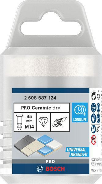 8000340681 - Detailbild4_Diamanttrockenbohrer PRO Ceramic Dry Arbeits-L.35mm D.45mm BOSCH