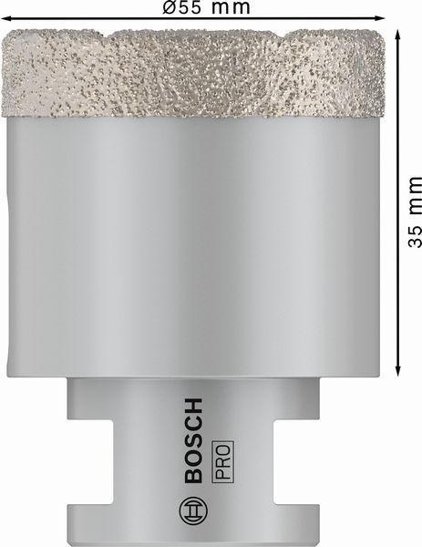 8000340683 - Detailbild4_Diamanttrockenbohrer PRO Ceramic Dry Arbeits-L.35mm D.55mm BOSCH