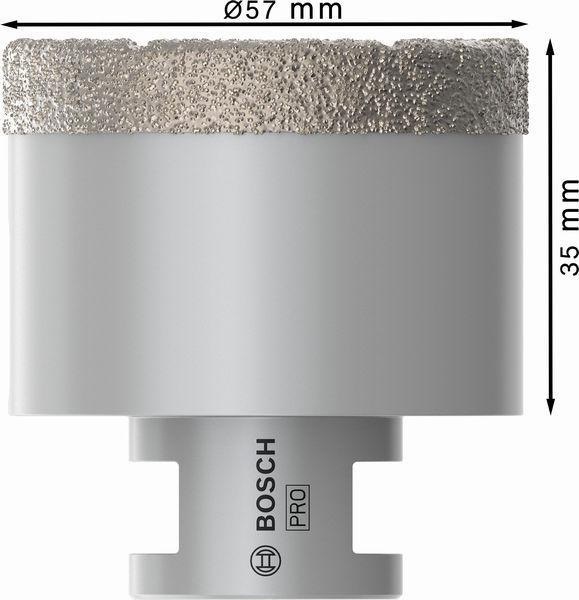 8000340684 - Detailbild_Diamanttrockenbohrer PRO Ceramic Dry Arbeits-L.35mm D.57mm BOSCH