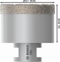 8000340684 - Detailbild_Diamanttrockenbohrer PRO Ceramic Dry Arbeits-L.35mm D.57mm BOSCH