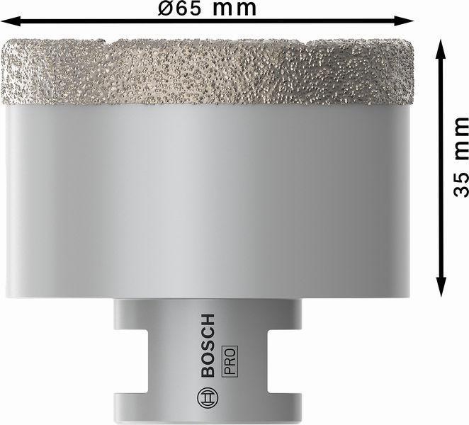 8000340686 - Detailbild2_Diamanttrockenbohrer PRO Ceramic Dry Arbeits-L.35mm D.65mm BOSCH