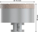 8000340690 - Detailbild5_Diamanttrockenbohrer PRO Ceramic Dry Arbeits-L.35mm D.75mm BOSCH