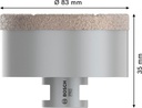 8000340692 - Detailbild3_Diamanttrockenbohrer PRO Ceramic Dry Arbeits-L.35mm D.85mm BOSCH