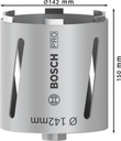 8000340728 - Detailbild4_Diamanttrockenbohrkrone PRO Arbeits-L.142mm D.150 G 1/2Zoll 7 Seg.