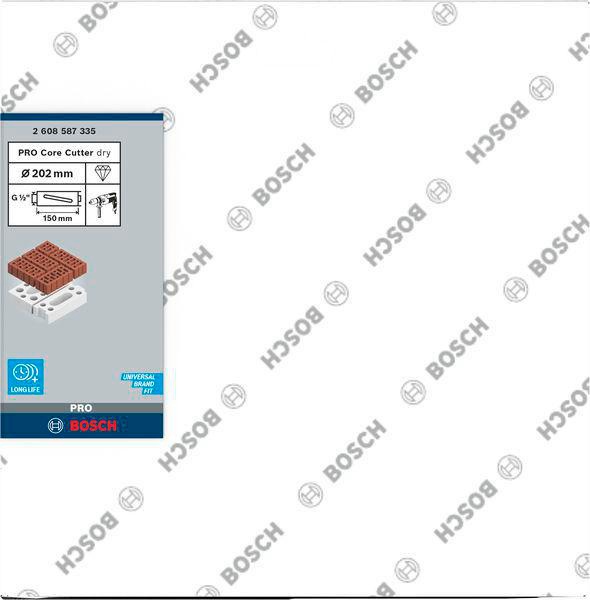 8000340731 - Detailbild2_Diamanttrockenbohrkrone PRO Arbeits-L.202mm D.150 G 1/2Zoll 9 Seg.