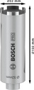 8000340738 - Detailbild2_Diamanttrockenbohrkrone PRO Arbeits-L.52mm D.150 G 1/2Zoll 4 Seg.