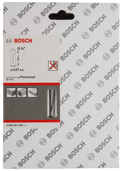 8000340748 - Detailbild_Diamanttrockenbohrkrone Standard f.Univ.Arbeits-L.127mm D.150 G 1/2Zoll 6 Seg.