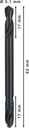 8000340774 - Detailbild3_Doppelendbohrer PRO Metal D.5,1mm L.62mm HSS-G Typ N 10St. BOSCH