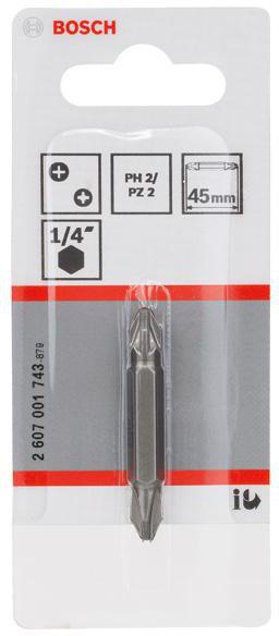 8000340785 - Detailbild4_Doppelklingenbit 3tlg. L.45mm PH2/PZ2 BOSCH