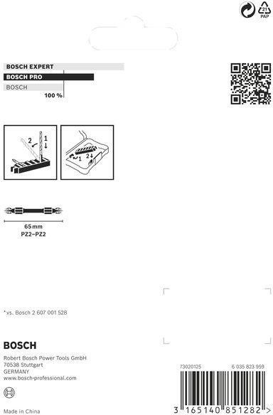 8000340796 - Detailbild4_Doppelklingenbit-Set PRO Impact 8tlg. L.65mm PZ2 BOSCH