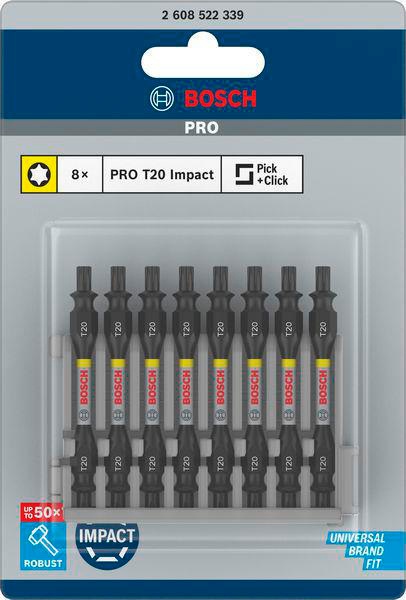 8000340799 - Detailbild5_Doppelklingenbit-Set PRO Impact 8tlg. L.65mm T20 BOSCH