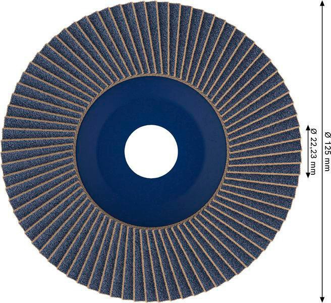 8000341008 - Detailbild3_Fächerschleifscheibe PRO X571 Scheiben-D.125mm Körnung 40 Ku. BOSCH