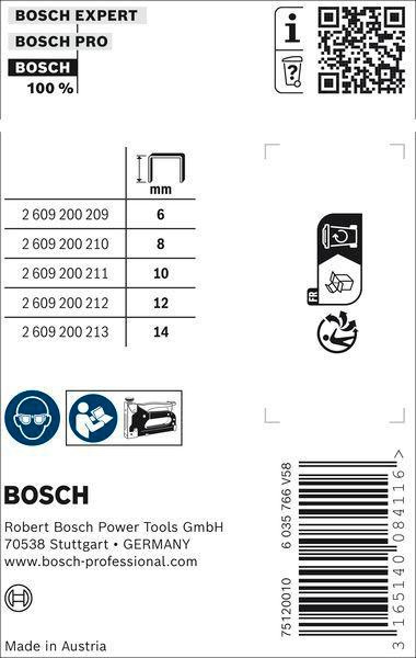 8000341053 - Detailbild2_Feindrahtklammer Typ 53 BxL 11,4x10mm Dicke 0,74mm 5000er Pack BOSCH
