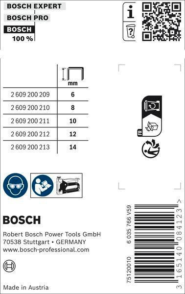 8000341055 - Detailbild_Feindrahtklammer Typ 53 BxL 11,4x12mm Dicke 0,74mm 5000er Pack BOSCH